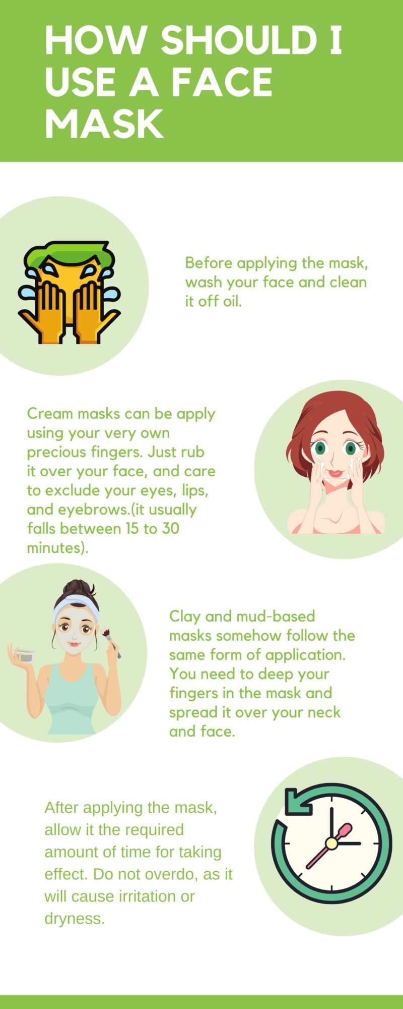 How should I use a face mask