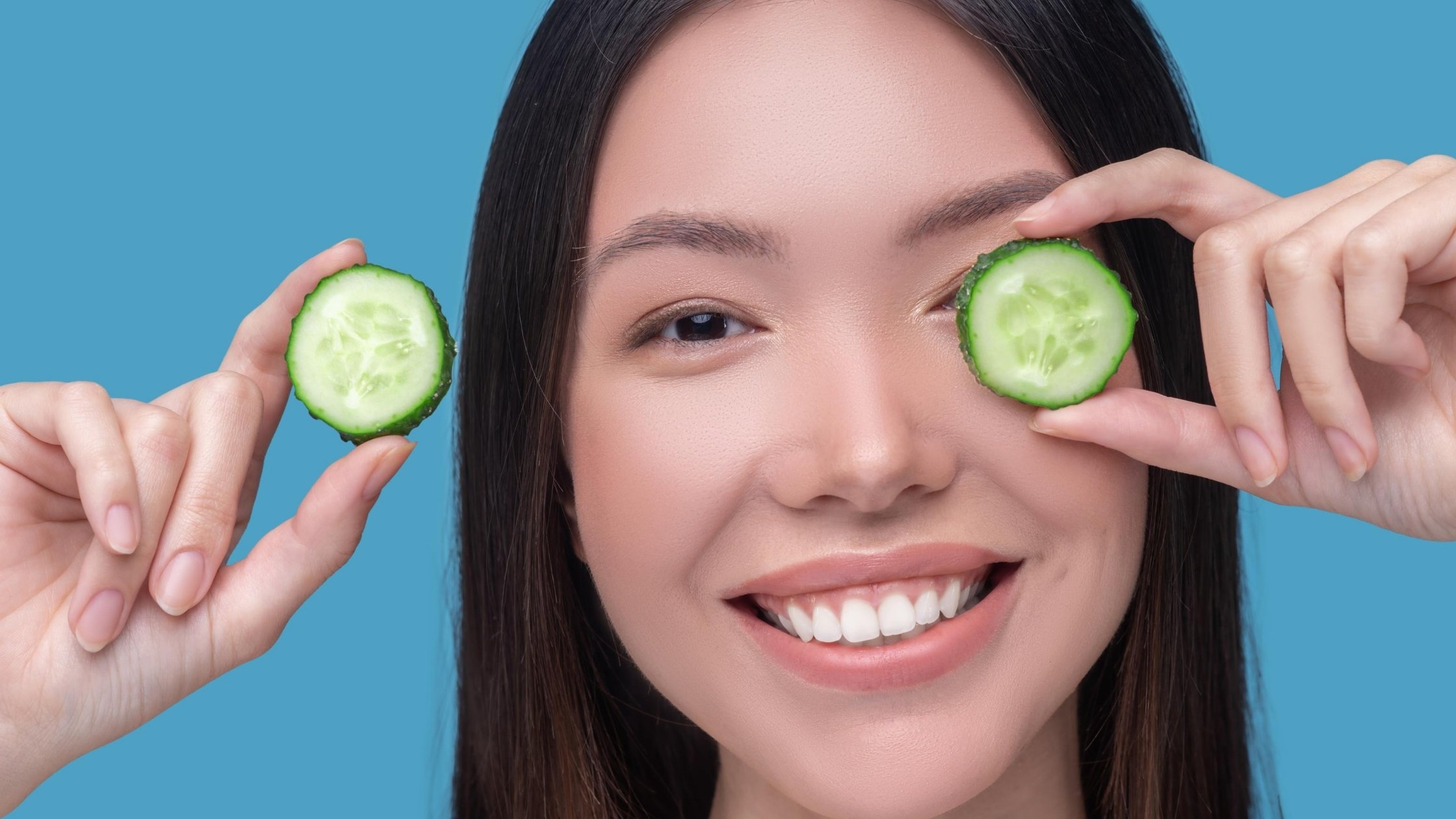 Cucumber face mask