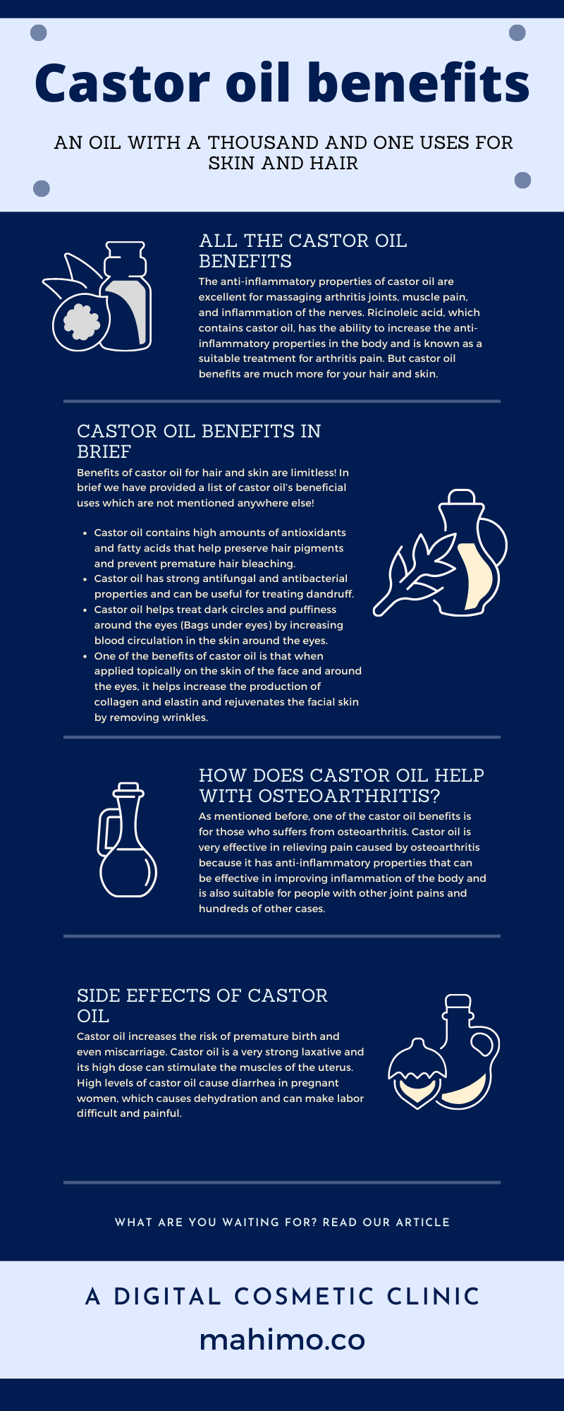 Castor oil benefits